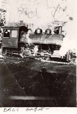 Train yard in sandbank, Port Washington, N.Y., c. 1900