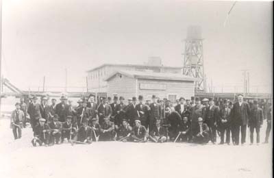 Strike at GK and JB King Sand Company, 1908