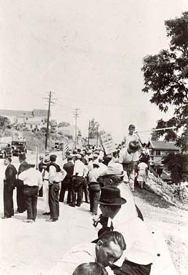 Strike against McCormack Sand Company, Port Washington, N.Y., 1938