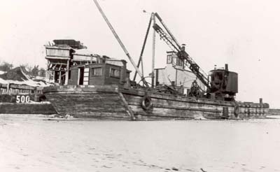 Floating derrick, 1940�s