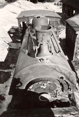 Abandoned saddle tank, Hempstead Harbor sandbanks, N.Y., 1941