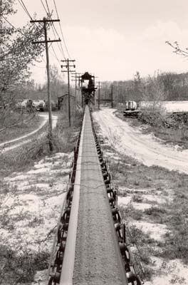 Conveyor belt, McCormack sandbanks, 1983