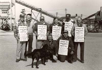 Strike against McCormack Sand Company, 1983