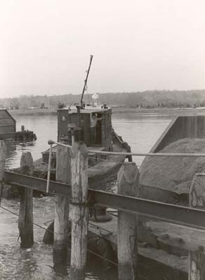 The tug departs, 1979	
