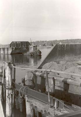 Rush hour at the loading dock, 1979