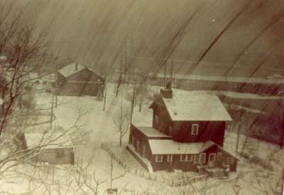 Houses that once stood on West Shore Road, 1940s