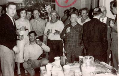 Christmas party at the sandbank, 1950�s