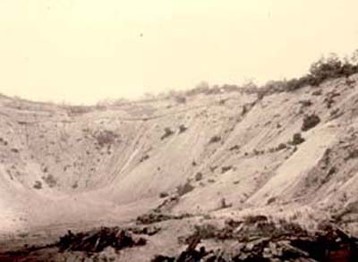 Geological view of the sandbanks