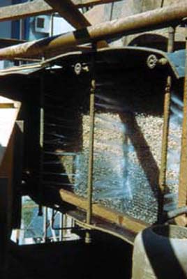Color photograph of Colonial Sand and Gravel plant #2 in the 1950s, taken by retired worker, Vincent Bezmen
